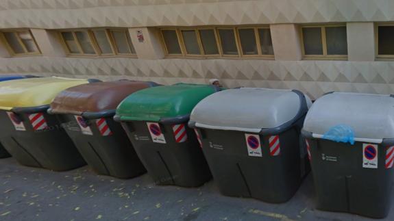 Contenedores donde sucedieron los hechos.