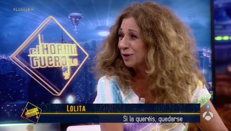 El lado más sincero de Lolita en 'El Hormiguero'