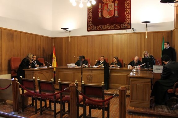 Un momento de la vista celebrada ayer por la sala de lo Contencioso para escuchar a las partes.