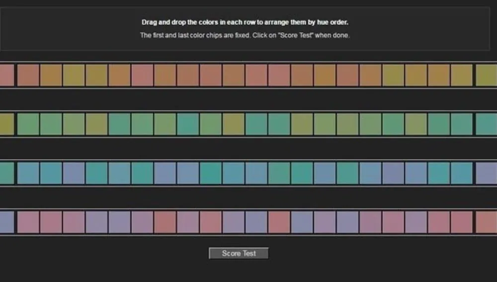Comprueba si sabes diferenciar bien los colores con este test online