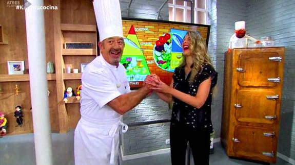 Karlos Arguiñano "se viene arriba" con su último chiste sobre 'gangosos'