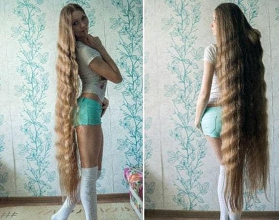 La 'Rapunzel' real que lleva sin cortarse el pelo 13 años