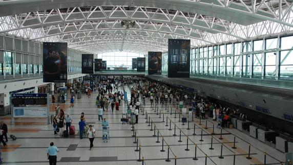 Aeropuerto Internacional de Ezeiza, en Buenos Aires.
