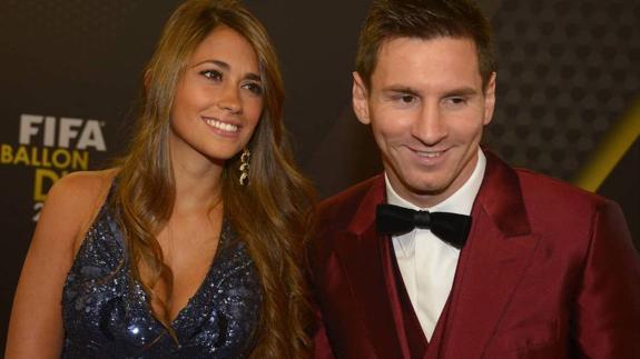 Messi despide a la organizadora de su boda
