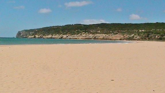 Playa de la Hierbabuena de Barbate.