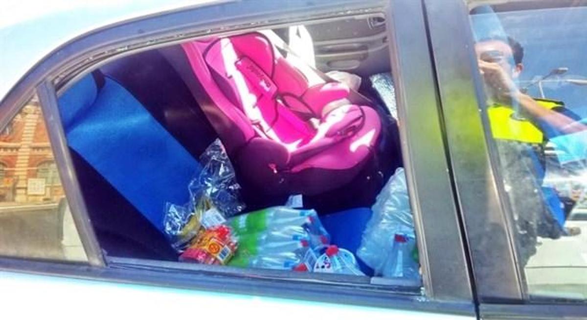 Detenida una mujer por dejar más de una hora a su hija dentro de un coche al sol