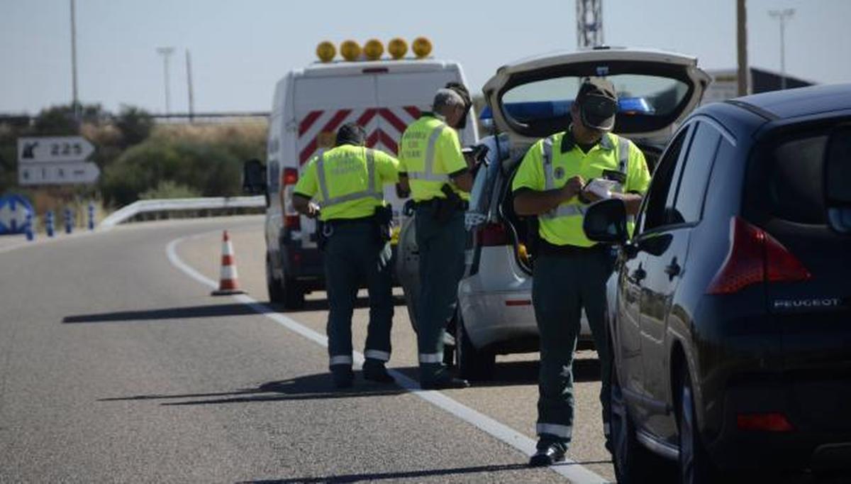 'Cazan' a un francés a 243 kilómetros por hora en la A-62 en Fuentes de Oñoro