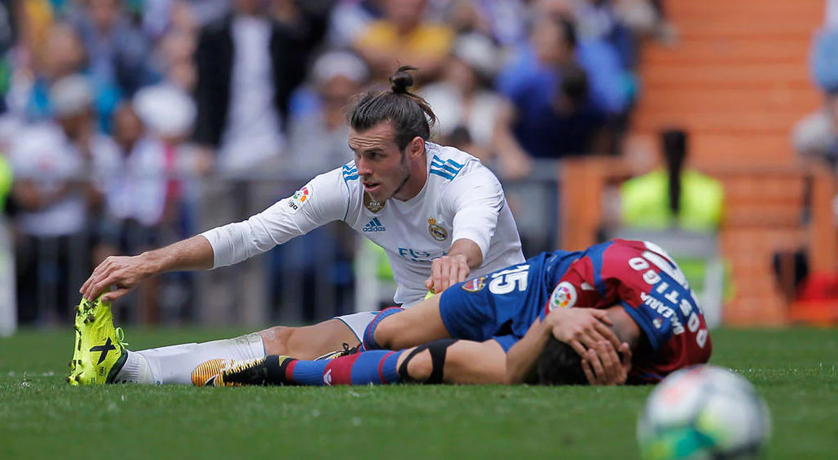 Bale vuelve a recaer con una rotura fibrilar en la pierna izquierda