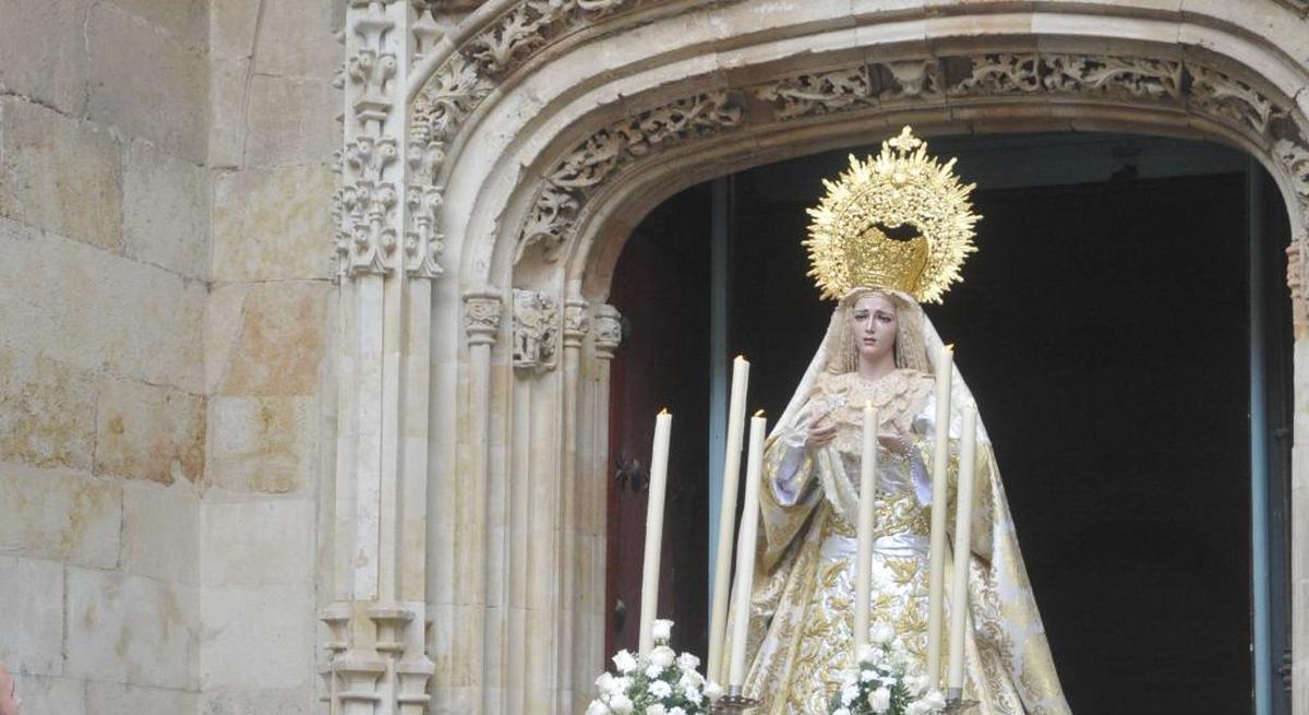 La Virgen de la Caridad se prepara para su primera salida en Semana Santa