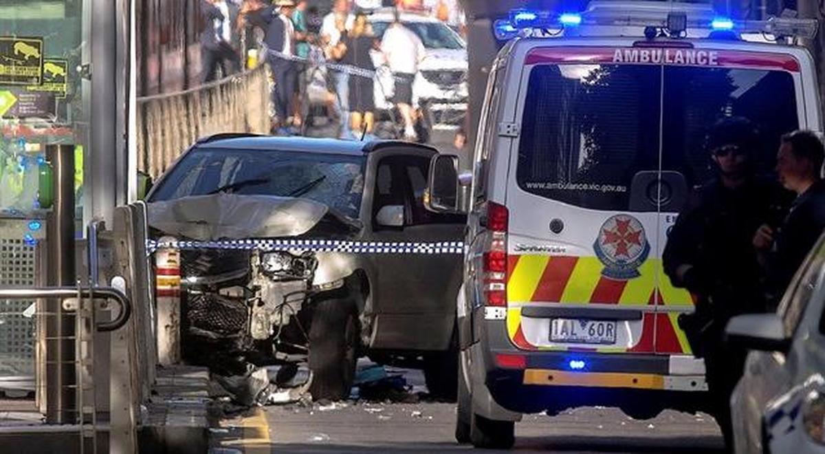 El atropello múltiple de Melbourne deja 19 personas heridas, varias de ellas graves