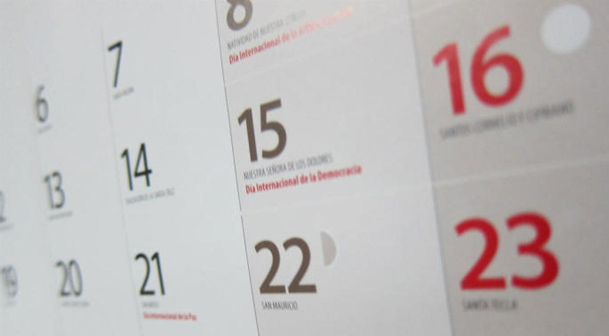 El calendario laboral del 2018 contará con diez festivos nacionales y dos autonómicos
