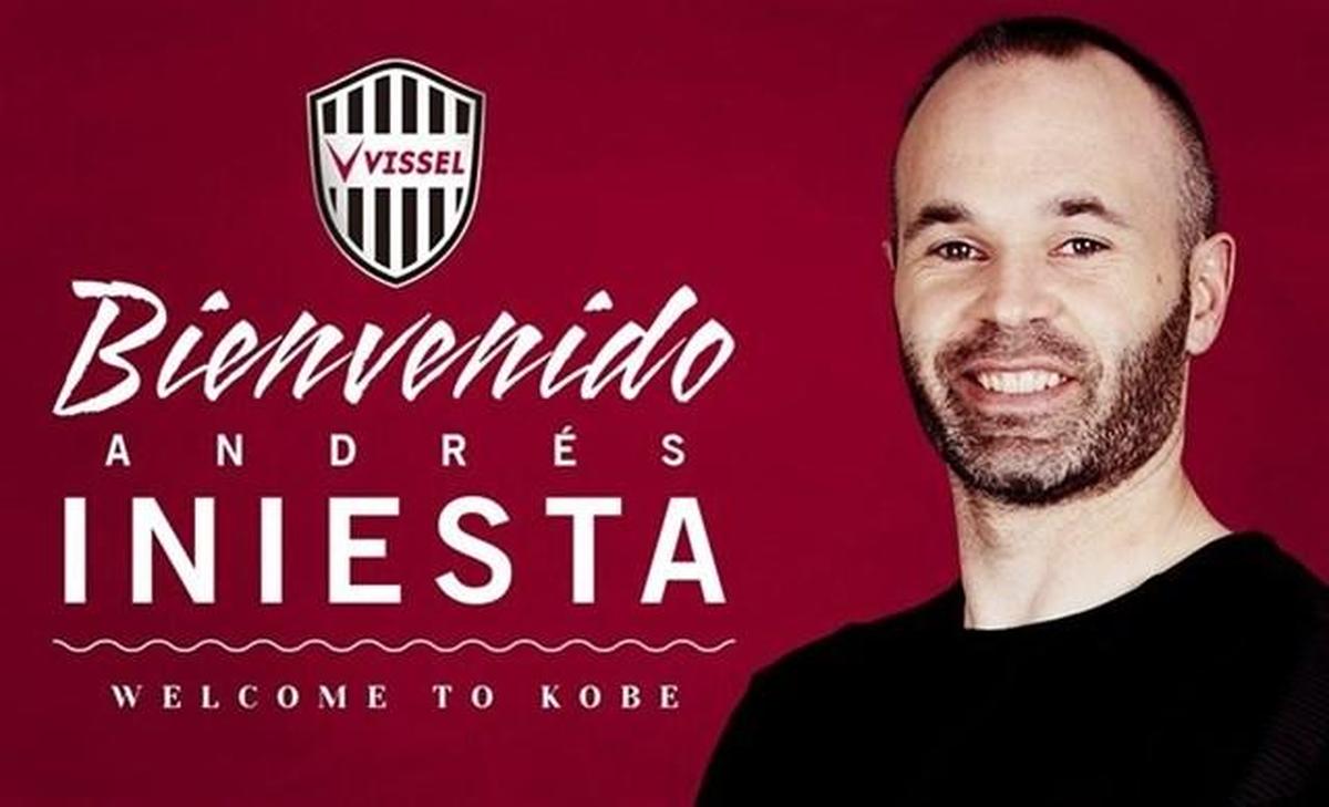Andrés Iniesta ya es jugador del Vissel Kobe