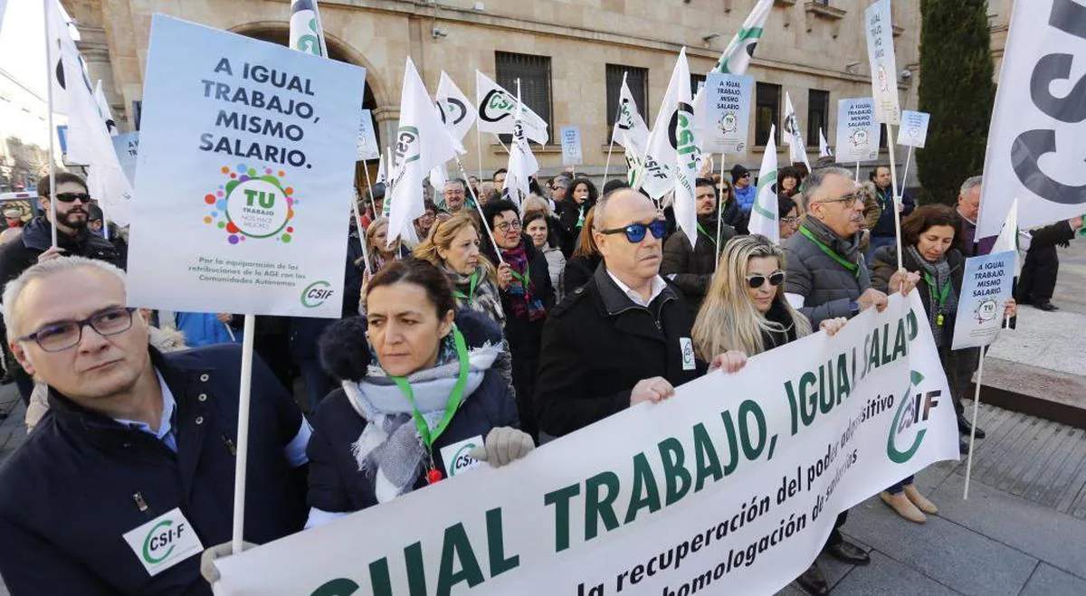 La equiparación salarial entre empleados públicos, estancada con el nuevo Gobierno