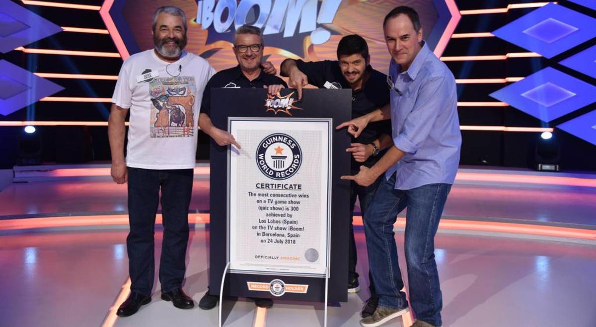 El salmantino José Pinto junto con su equipo 'Los Lobos' consiguen el Récord Guiness de permanencia en un programa de televisión