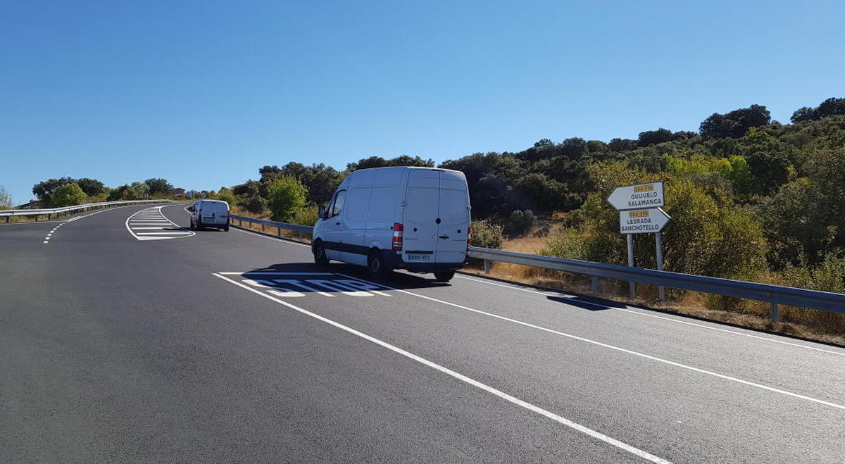 Estas veinte carreteras salmantinas están en obras meses antes de las elecciones