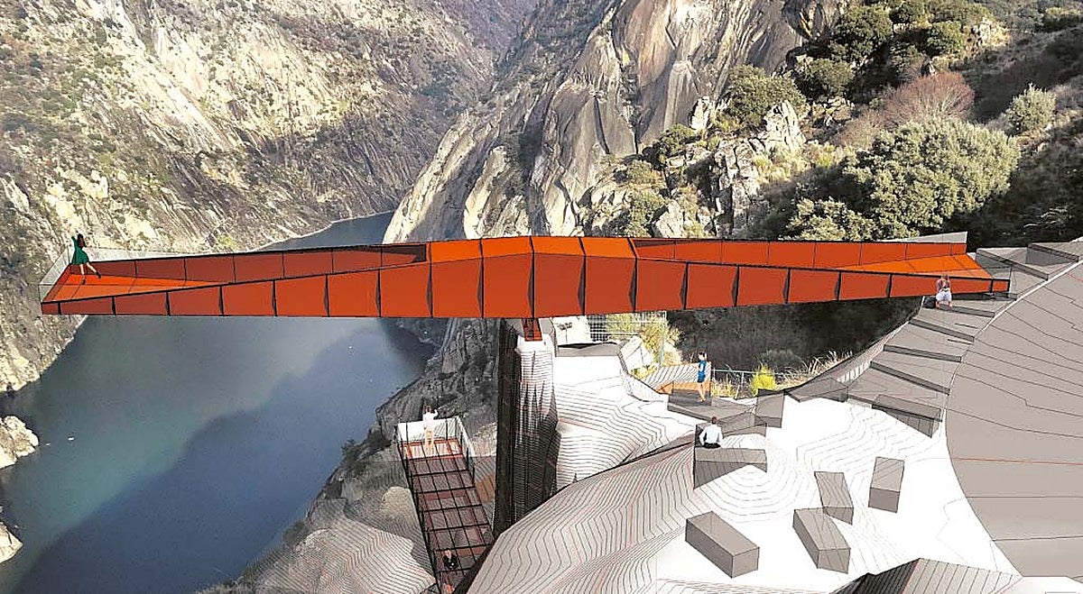 Las Arribes contará con un mirador voladizo en la Silla del Fraile