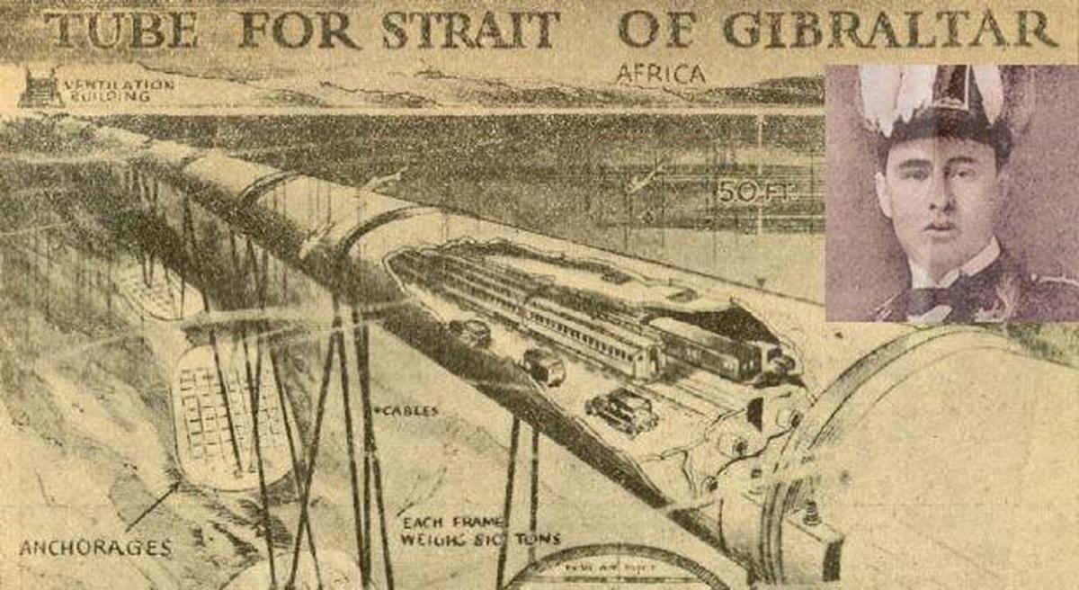 El genio olvidado de Villoria que diseñó un paso submarino en Gibraltar