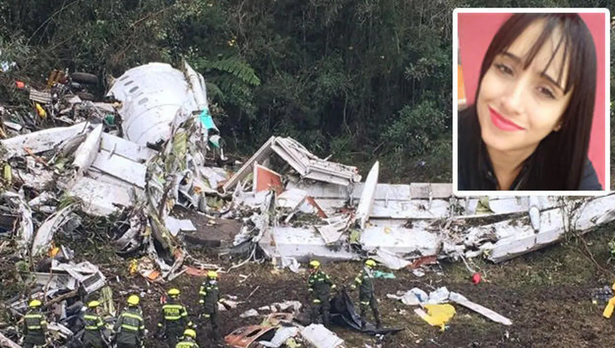 La azafata del vuelo del Chapecoense: El avión se apagó por completo antes de caer