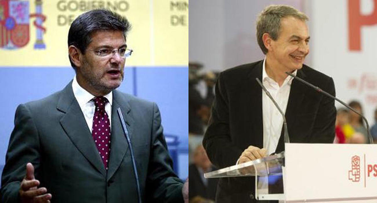 Catalá y Rodríguez Zapatero, en los Cursos de Especialización en Derecho