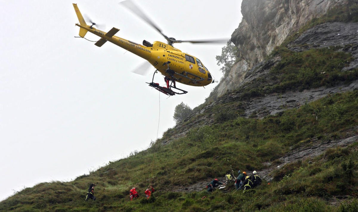 Un rescate en helicóptero cuesta 5.000 euros aunque al accidentado le sale gratis