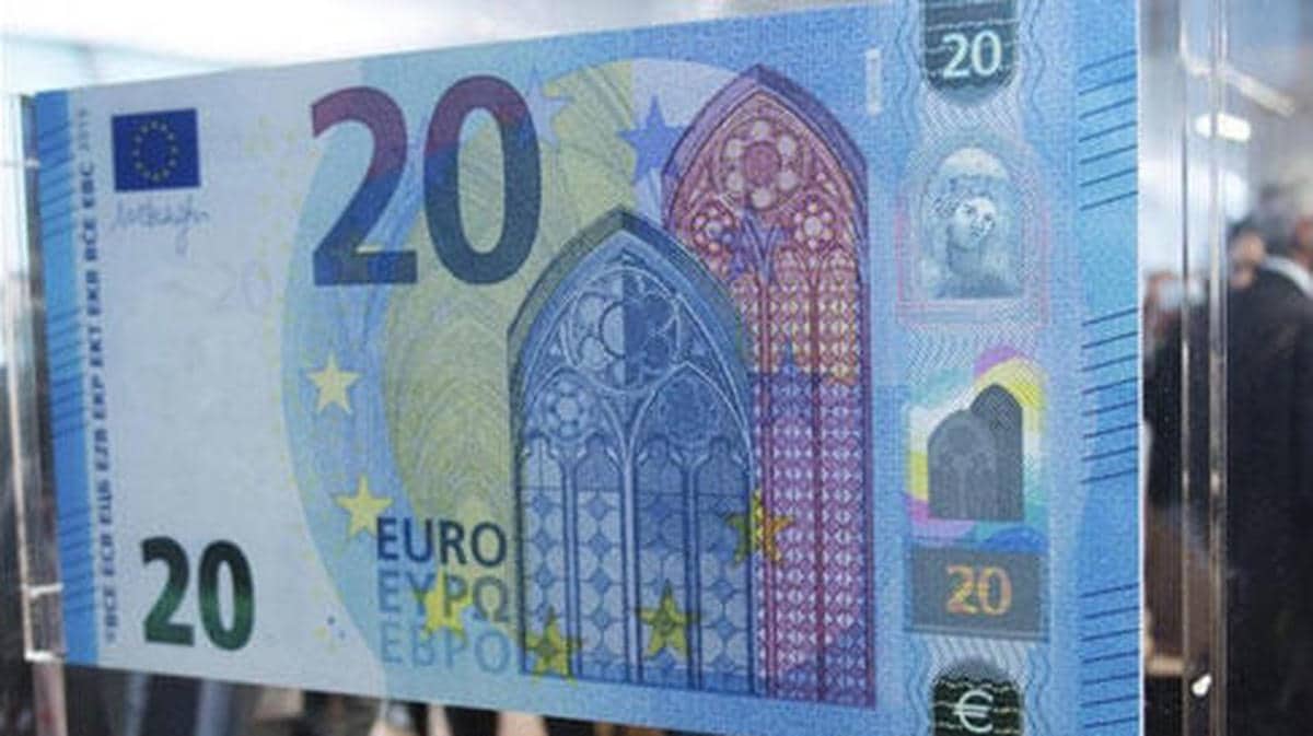 El nuevo billete de 20 euros entra en circulación con varias modificaciones