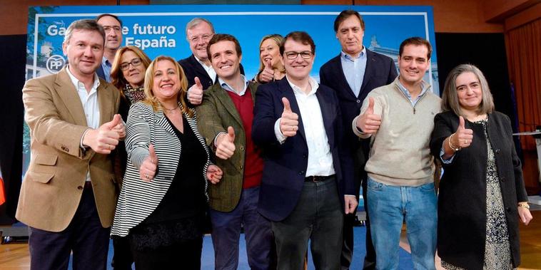 Fernández Mañueco, en un acto del PP.