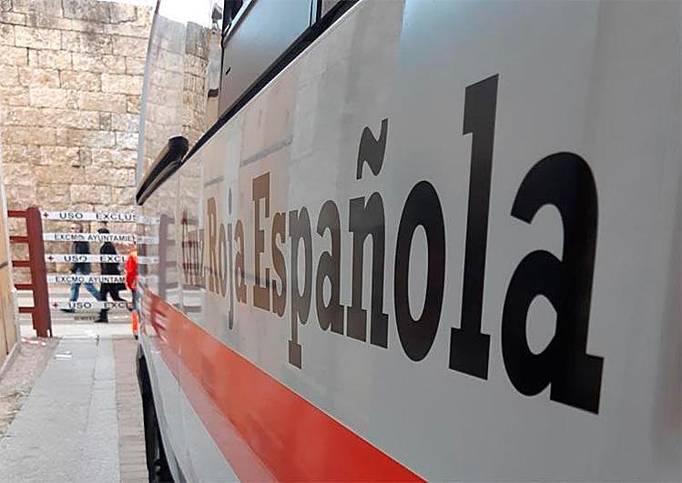 Ambulancia de la Cruz Roja.