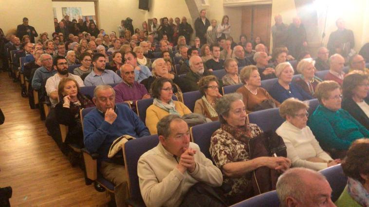 Acto de presentación de la candidatura de Alejo Riñones.