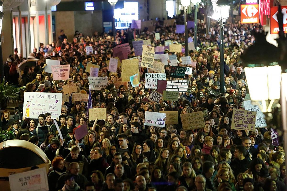Manifestación del 8-M del pasado año.