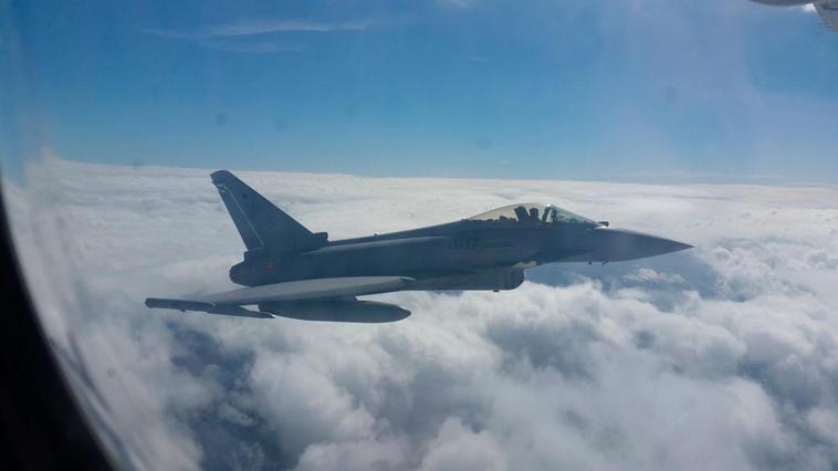 Un Eurofighter del Ejército del Aire español