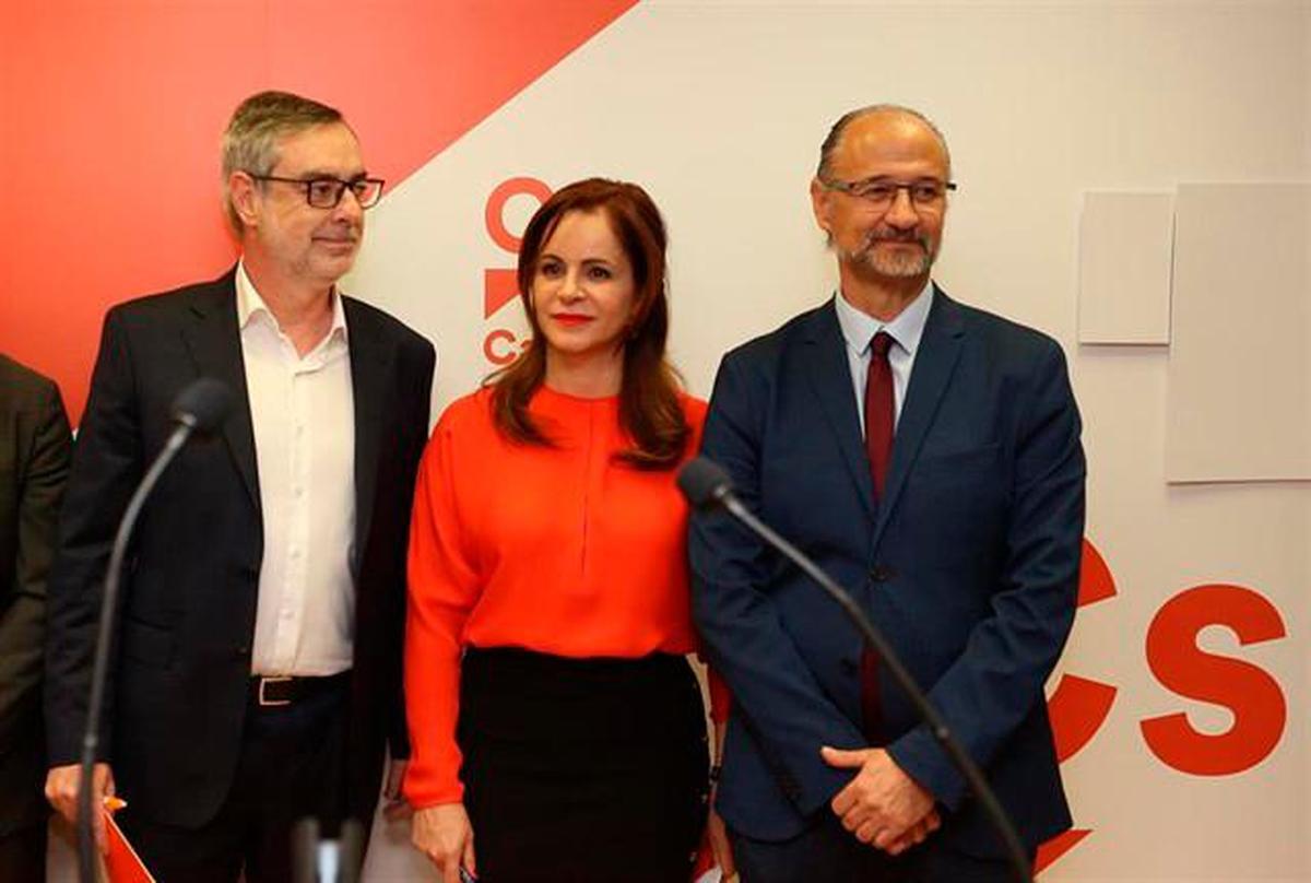 Silvia Clemente en un acto con Ciudadanos.