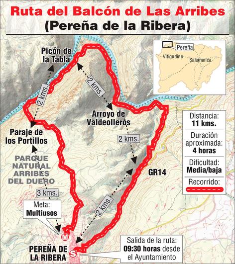 La XII Ruta El Balcón de Las Arribes recorrerá 11 Kilómetros por el entorno río Duero