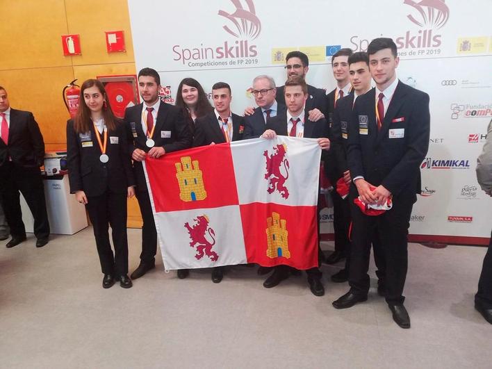 Dos estudiantes de FP salmantinos, oro y plata en el campeonato nacional Spainskills
