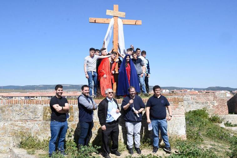 Responsables de la organización de ‘La Pasión’ durante su presentación en Ciudad Rodrigo