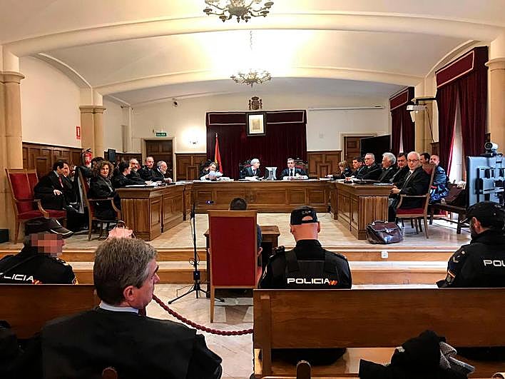 Imagen del juicio en la Audiencia Provincial.