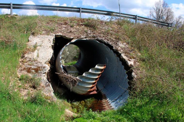 Estado en el que se encuentra el puente de El Tornadizo de la carretera a Monleón.