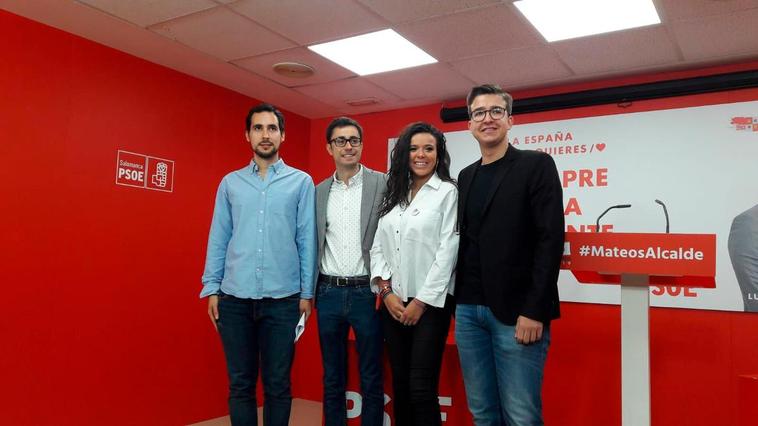 Daniel Gonzalo, José Luis Mateos, Sarah Pérez y Javier Fernández.