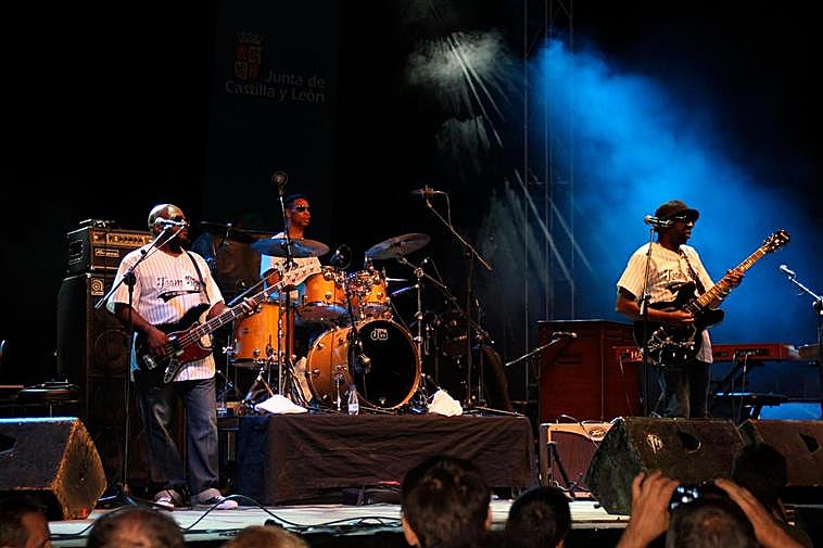Una actuación del Festival de Blues de Béjar.