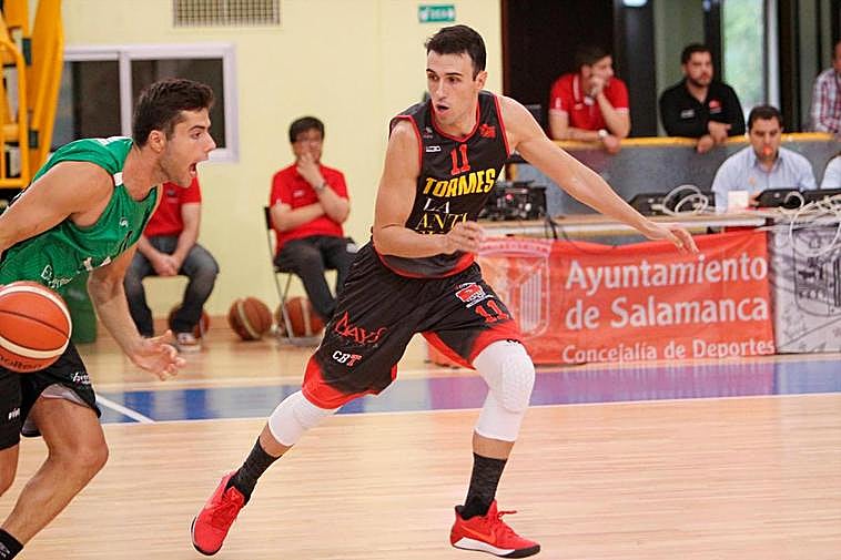 Pedro de la Calle, en un partido de esta temporada.