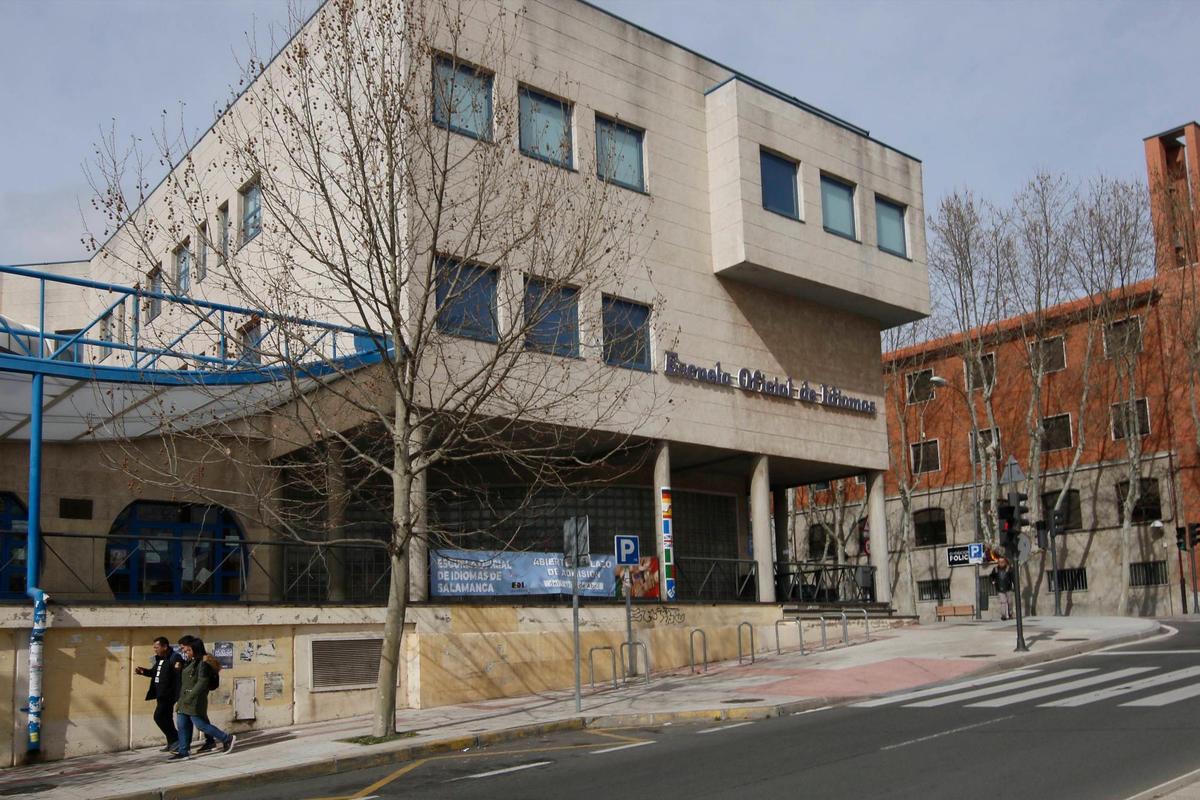 La escuela Oficial de Idiomas de Salamanca.