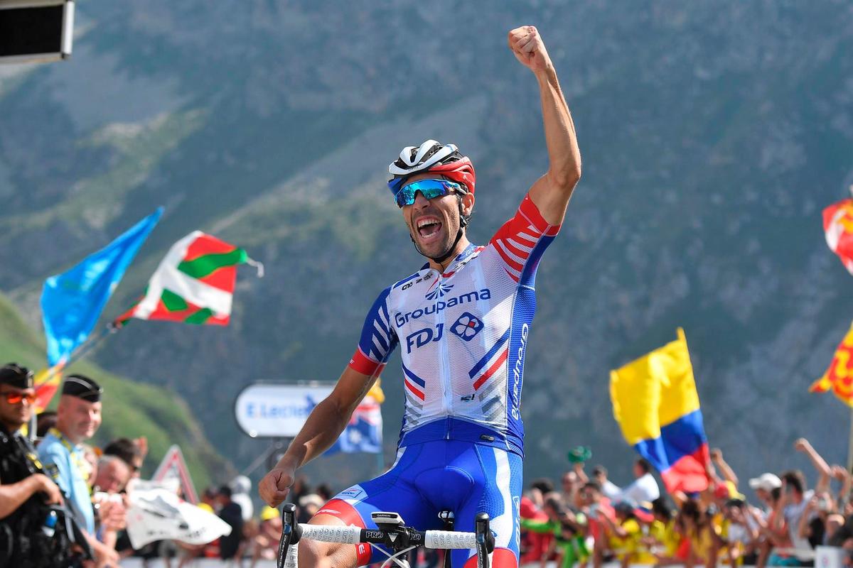 El ciclista francés Thibaut Pinot, del Groupama-FDJ.