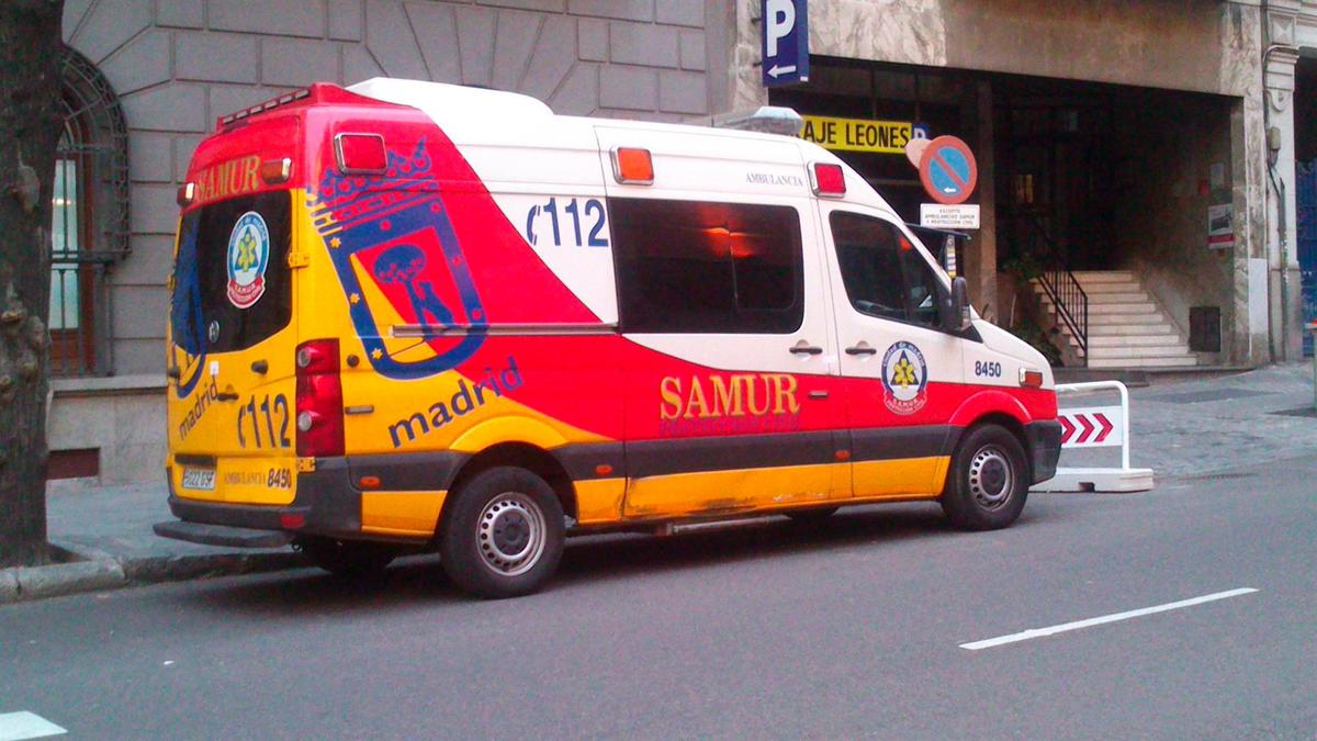 Una ambulancia del Samur.