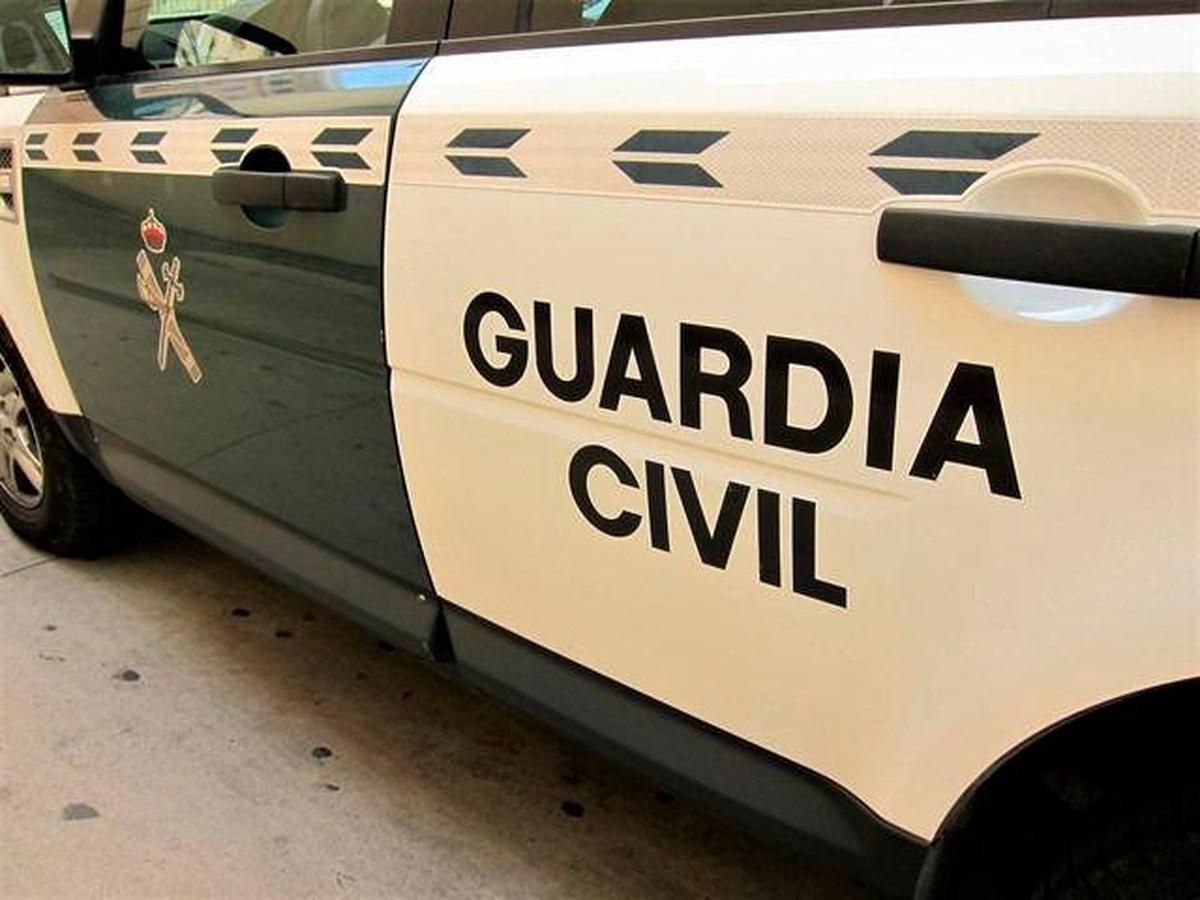 Vehículo de la Guardia Civil.