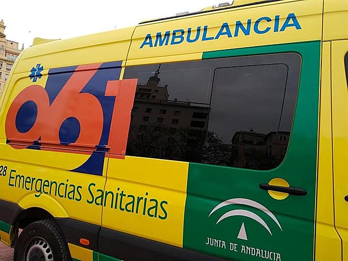 Ambulancia de la Junta de Andalucía.