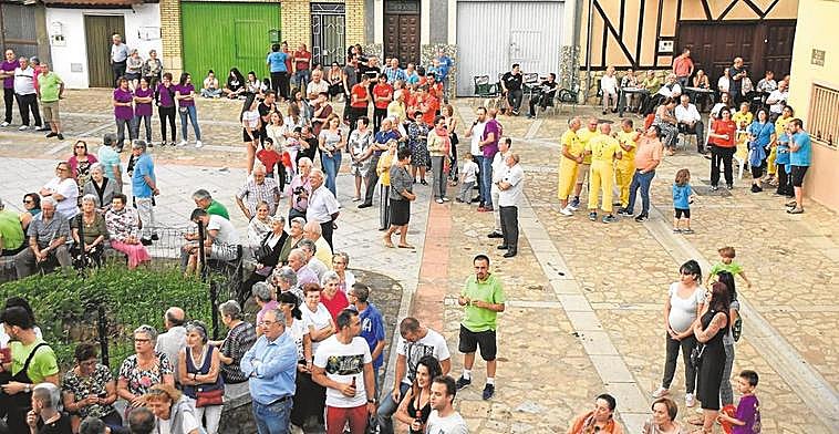 Comienza la fiesta en honor al Cristo  en Garcibuey