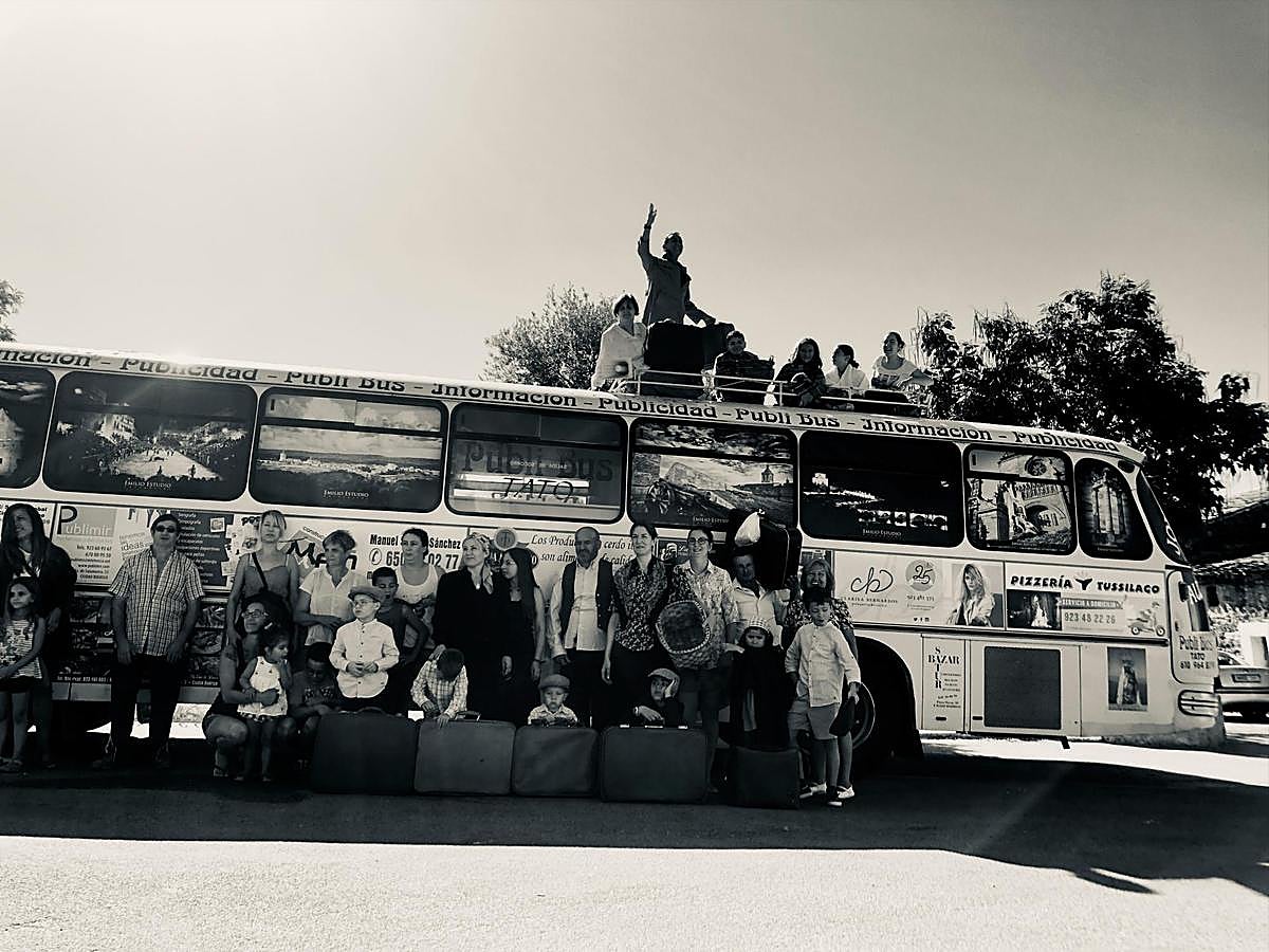 El tercer premio del concurso ha sido para El Sahugo y su recuerdo a los emigrantes.