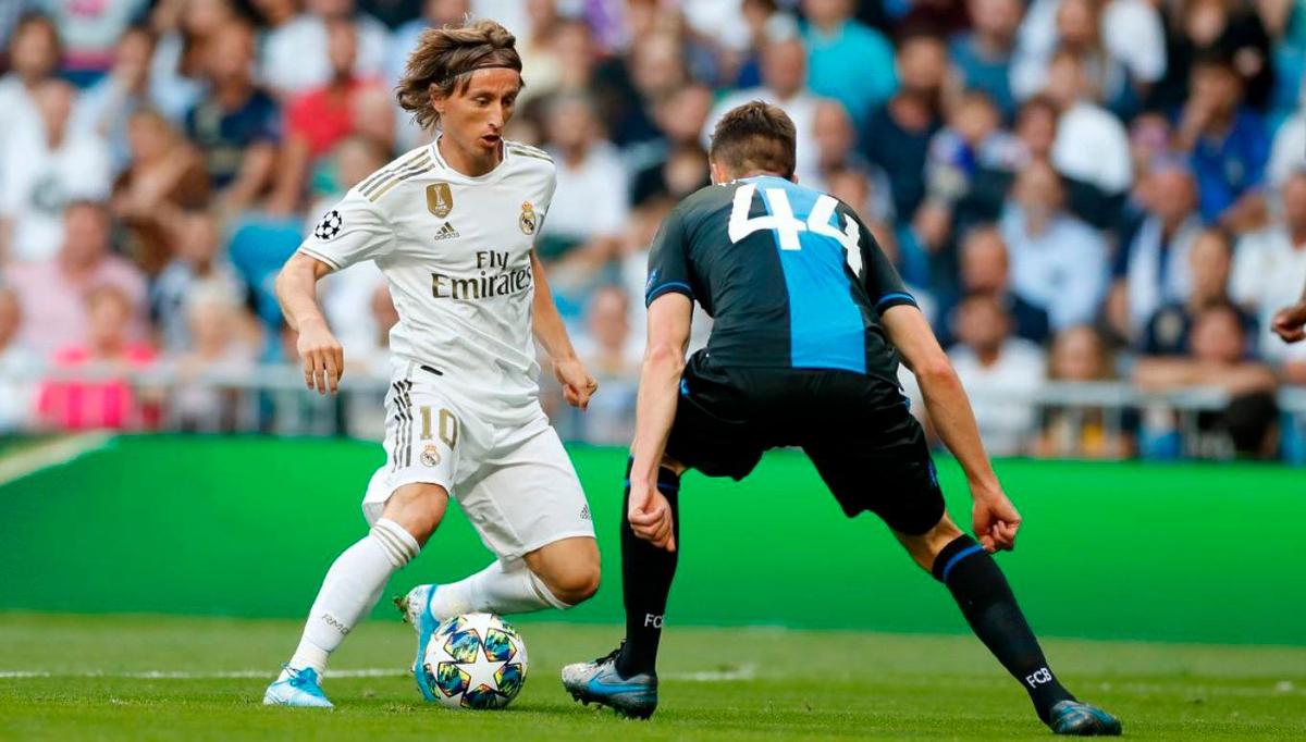 Modric, en una jugada del partido.