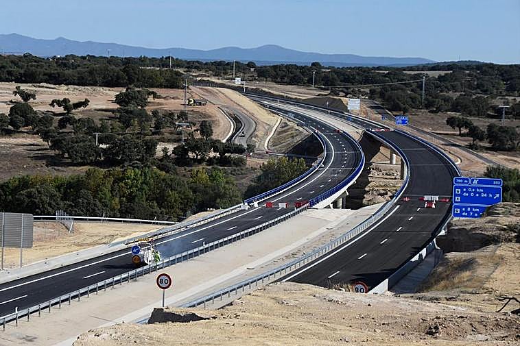 Imagen del tramo de la A-62 que se abre este miércoles