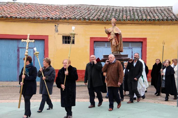 Momento de la procesión en honor a San Martín.