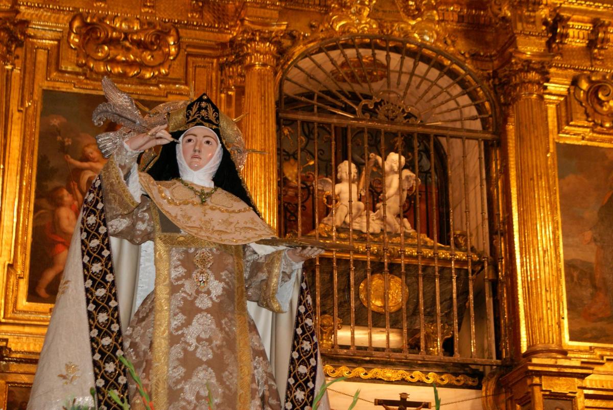 Imagen de Santa Teresa en Alba de Tormes.